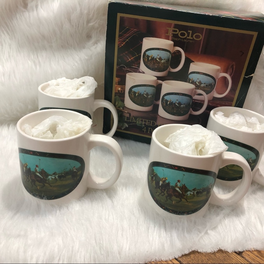 Polo Ralph Lauren Vintage Limited Edition Mugs